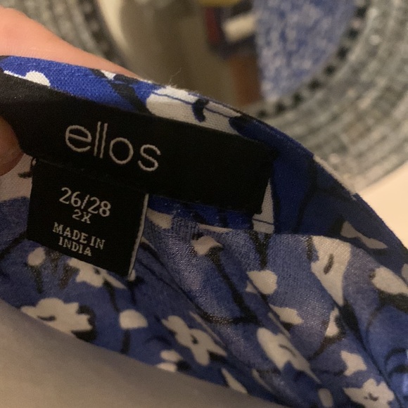 Ellos blue floral dress Size 2X - Picture 5 of 5